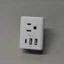 European Travel Plug Adapter with USB Charging Ports, Mifaso International Type C Power Adapter for US to Most of Europe EU Italy France Spain Germany Greece