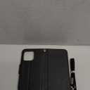 Arae Compatible with iPhone 14 Pro Wallet Case with Card Holder and Wrist Strap Wallet Flip Cover for iPhone 14 Pro 6.1inch, Black