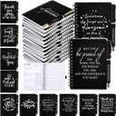 Kosiz
20 Pcs/10 Set Employee Appreciation Gifts Bulk for Coworker Christmas A6 to Do List Notebook with Ballpoint Pen Weekly Journal for Staff Office Team Nurse Practitioner Thanksgiving (Black) (Classic Style)