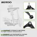 SCITOO 4pcs Front Suspension Kit Inner Tie Rod End Outer Tie Rod End Fit 2007-2012 For Lexus ES350 2005-2012 For Toyota Avalon 2007-2011 For Toyota Camry
