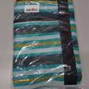 Beach Tote Bag for Women, Lightweight Foldable Waterproof Mesh Pool Bag (Tropical Striped)