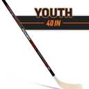 Franklin Sports NHL Kids Street Hockey Sticks - Youth, Junior + Senior Sticks - Right Handed - 40"