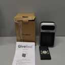 Givebest Cyber 800W Plug in Heater with ECO Mode Save Energy - Portable Outlet Space Heater, Small Electric Wall Heaters for Indoor Use with Adjustable Thermostat and 12H Timer for Bathroom Home