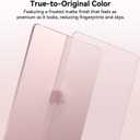 EooCoo for MacBook Neo Case 13 inch 2026 Model A3404 with A18 Pro Chip, Scratch Resistant Protective Hard Shell Case & Keyboard Cover & Screen Film & Type C, Original Matte Blush