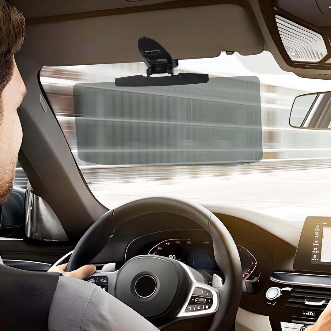 Sun Visor Extender for Car Windshield, Adjustable Polarized Visor Extender Attachment Sunshade Plate Extension Protect from Glare and Harmful Light Accessories for Most Vehicles