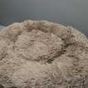 Bedsure Calming Cat Beds Donut Round Washable Kitten Bed 24x24Inches