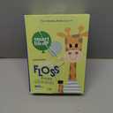 SmartLifeco Eco-Friendly Kids Flossers (200ct) - Dental Floss Picks for Children Made with Straw Wheat, Fluoride & PFA Free, Toothpick Flossing Sticks for Toddler Teeth, No Shred Thread, Mint (1 Count (Pack of 200))