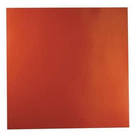 Rubber Sheet, Silicone, Rubber Width 12 in, Rubber Length 12 in, Rubber Thickness 3/32 in, 40A, Plain Backing