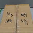 FIYUEOYI 5-Light Modern Chandeliers, Pendant Lights Fixture with Linen Beige Fabric Shade for Living Room Dining Room Bedroom Hallway Entryway, Height Adjustable,E12