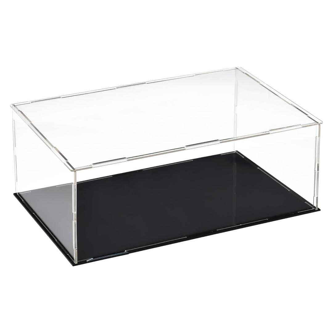 uxcell Acrylic Clear Display Case Box Dustproof Protection Showcase Cube Collectibles Show Box 11.8x5.9x3.9inch