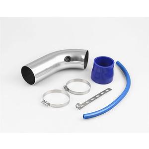 3 Inch Universal Aluminum Cold Air Intake System Filter Car Truck Turbo Piping Silver