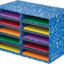 Bankers Box 10-Compartment Mail Sorter, 19.5" x 12.375", Blue
Turn paper piles into organized workflows with durable compartments that keep mail, forms, and projects easy to find.