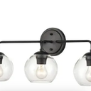 DUJAHMLAND 3 Light Black Vanity Lights, Bathroom Light Fixtures