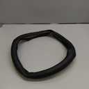 Car Steering Wheel Cover for Nissan - Round Shaped Steering Wheel Cover for Rogue Kicks Sentra Altima, Black (Standard size (14 ''-15''))