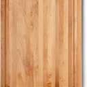 John Boos CB Series Rectangular Wooden Maple Cutting Board 24x18 1.5 Thick, 18-lb Reversible Butcher Block with Juice Groove, Edge-Grain & Finger Grips Made in the USA