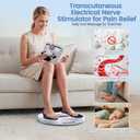 Transcutaneous Electrical Nerve Stimulator for Pain Relief with 4 TENS Pads