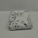 Levtex Home - Pisa - Throw - Floral Contemporary Peacock - Grey and Taupe - Quilt (50x60in.) - Cotton/Cotton