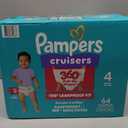 Pampers Diapers - Cruisers 360 - Size 4, 64 Count, Babyproof up to 100% Leakproof Pull-On Diaper
