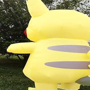 PHQOORYTH Yellow Mascot Inflatable Costumes for Adult Inflated Halloween Costumes Inflatable Costumes Blow up Costumes