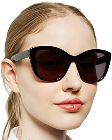 MARE AZZURO Cat Eye Reading Sunglasses Women Oversized Square Sunglasses Readers 0 1.0 1.25 1.5 1.75 2.0 2.25 2.5 2.75 3.0 3.5 (Black, 2.50)