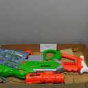 Nerf DinoSquad Rex-Rampage Motorized Dart Blaster, 10-Dart Clip, 20 Official Darts, 10-Dart Storage- T-Rex Dinosaur Design