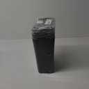 N. NETDOT 3 Pack 10 Liter Small Trash Can with lid, 2.6 Gallon,Garbage Can Slim Trash Bin Waste Basket for Bathroom,Kitchen,Bedroom,Living Room,Office,Laundry - Black