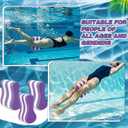 Soulchen 3 Pack Swimming Pull Float, 3 Sizes EVA Swimming Kickboard Swim Buoy 5 Layer Training Leg Float Aid Pool Buoy for Lap Training, Combo Pull for Adults and Beginners Train