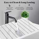 2 PCS Large Stone Dish Drying Mats for Kitchen Counter, 24"(L)16"(W) Marble-Pattern Dish Drying Mat with 8"x 4" Coasters, Eco-Friendly Diatomite Dish Drying Mat - Fits All Countertops