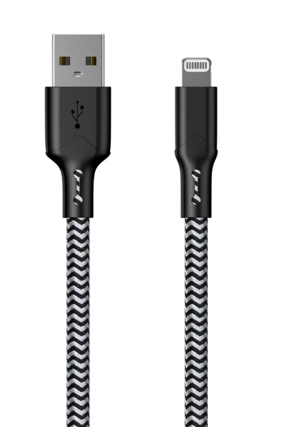 Walmart 10 feet USB Type-a to Lightning Charging and Data Braided Cable for iPhone iPad, Single pack