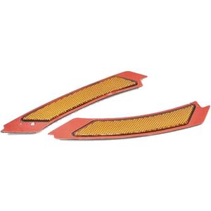 Front Bumper Reflector Side Marker Lights Replacement Turn Signal Lamps for BMW 3 series E90 / E91 LCI (Amber Lens)