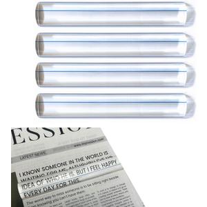 4 Pack Mahjong Line Magnifying Finder for NMJL Card with Guiding Line, Mahjong Players Essential Accessories (Blue)