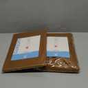 HLC.ME Gold Sheer Voile Curtains: Light Filtering Window Treatment Coverings Rod Pocket Panels for Bedroom and Living Room (Set of 4, 54 x 84 Inches Long)