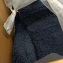 MOMCAYWEX Kids Sofa, 2-in-1 Flip-Out Foam Couch with Soft Sherpa Cover, Cozy Play Lounge Chair, Dark Blue, Medium