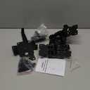 Set of self Closing Fence Gate Hinge and Latch for Single gate - Carbon Steel - Powder Coated - Easy to Install
