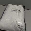 Beige White Pinch Pleated Full Blackout Curtains 2 Panels Set Linen Room Darkening 100% Black Out Window Curtains 96 Inch for Living Room Bedroom Thermal Insulated Pinch Pleat Drapes with Hooks Rings