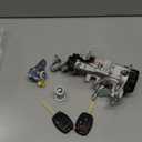 06350-SAA-G30 Ignition Switch Lock Cylinder Assembly with 2 Remote Keys 46 Electronic Chips Compatible with Honda Civic 2006 2007 2008 2009 2010 2011 Replacement# 35100-SDA-A71