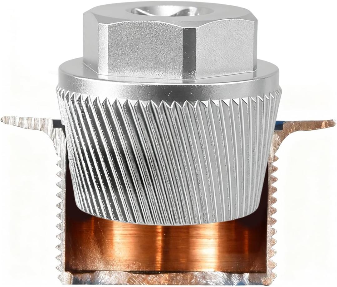 Tub Drain Removal Tool 1.5 Inch Tub Drain Extractor Wrench for Stubborn, Rusted & Broken Pipes - Heavy Duty Chrome Plated Bathtub Drain Remover 05255 Plumbing Repair Tool