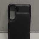 Compatible with Samsung Galaxy A16 Wallet Case with Card Holder RFID Blocking for Women Men, Double Magnetic Clasp Kickstand Shockproof Phone Case Fit for Galaxy A16 5G, Black