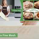 5 x Olicity Cheese Cloths, Grade 100, 36 Sq Feet, Reusable Cheese Cloth with Closed Edges Fabric Fine Mesh Cloth, Unbleached Cotton Muslin Cheesecloth for Straining,Bread,Tea,Crafts,Free Cutting - 4 Yards