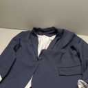 LookbookStore Womens Notched Lapel Pockets Button Work Office Blazer Jacket Suit, XL