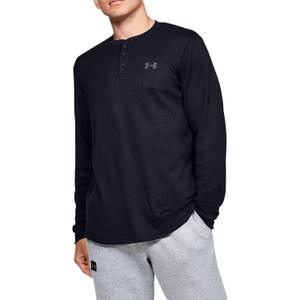 Under Armour Men's Waffle Shirt (X-Large, Black/ Graphite)