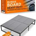 Meliusly Heavy Duty Bunkie Board Queen Size (60x80) - Non-Slip Breathable Bed Support Board for Slatted Bed Frame, Anti-Sag Under Bed Support, Noise Minimizing Moisture Resistant Bed Board