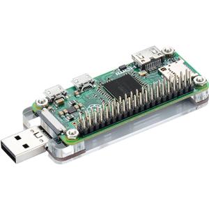 GeeekPi USB Dongle Expansion Board with Case for Raspberry Pi Zero/Zero 2, Both Front & Back Side Can Be Inserted