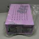 gianotter 2-Tier Metal Monitor Stand Riser, Office Desk Storage Organizer for Computer Monitor, Laptop, Printer, Office Supplies (Purple)