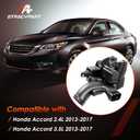 Lower Engine Air Cleaner Intake Resonator Chamber Assembly Filter Box Compatible with Honda Accord 2.4L/3.5L 2013-2017 Models - Replaces OEM Part #17230-5A2-A00 172305A2A00