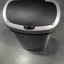 SensorCan Touchless Sensor Trash Can with Odor Control System, Stainless Steel, 49 Liter / 13 Gallon, Oval
