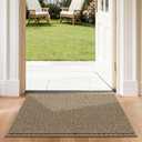 COSY HOMEER-Door-Mat 24"x36" Non Slip Absorbent Entryway Rugs Dirt Trapper Doormats Washable Entrance Mats Low Pile Welcome Floor Mat for Front Back Door and Entry Mats,Taupe