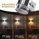 L LOHAS LED 2 Pack 3CCT Night Lights Plug into Wall, 3000K/4000k/5000K Adjustable Color Temperature Night Light,Bubble Nightlight with Dusk to Dawn Sensor for Rooms Bathroom Hallway