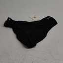 Body Glove Women's Smoothies Nuevo Contempo Solid Full Coverage Bikini Bottom Swimsuit (Large, Black)