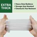 GORILLA SUPPLY Disposable Heavy Duty Vinyl Gloves Latex & Powder Free, BPA Free Food Safe, 100, 300, 1000, S, M, L, XL (M)